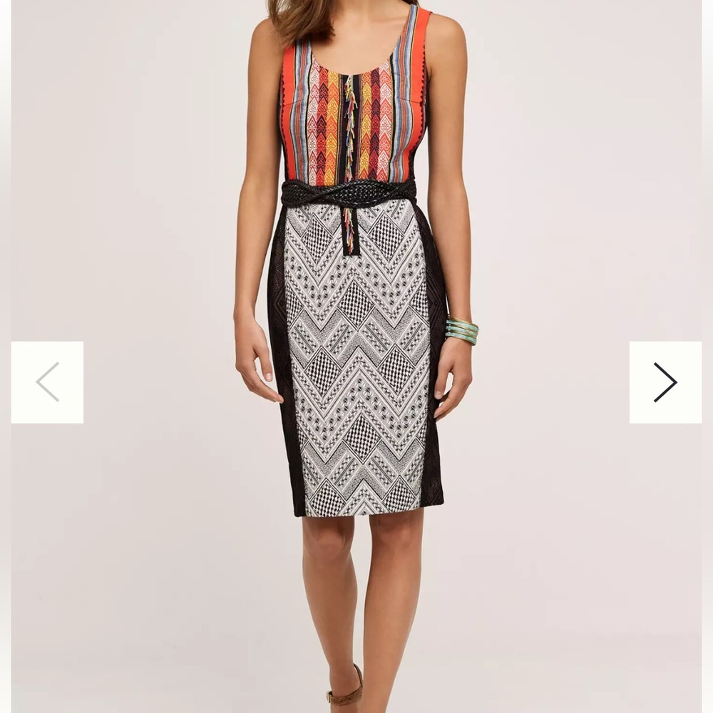 Byron Lars sheath dress by Anthropologie